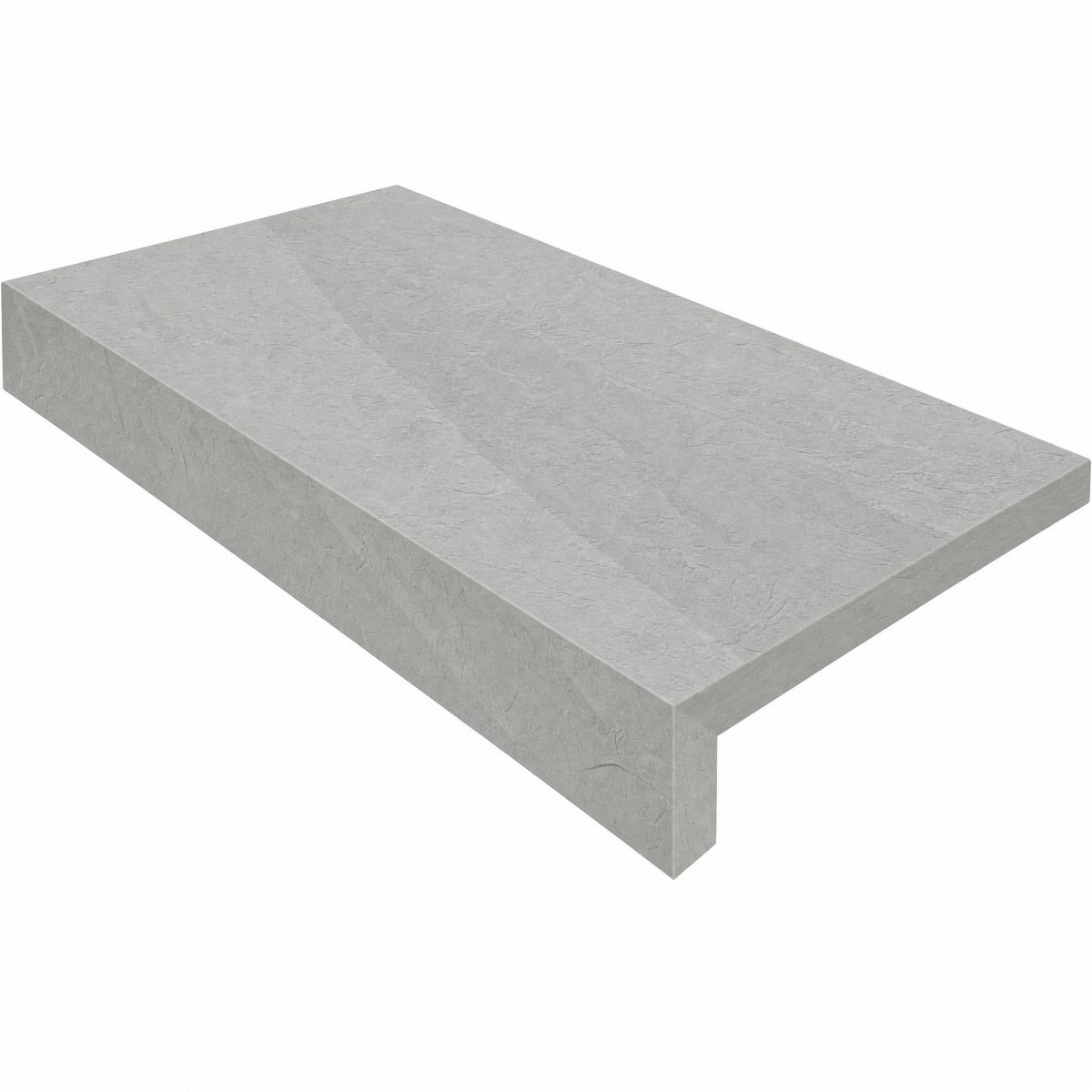 Montauk Grey porcelain surface texture and color detail.