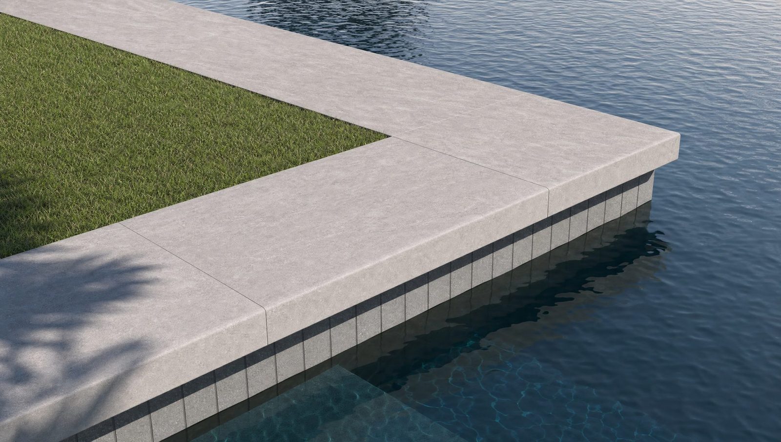 Silver grey profile collection surface preview.