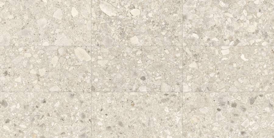 Mood Urban Ivory porcelain surface texture and color detail.