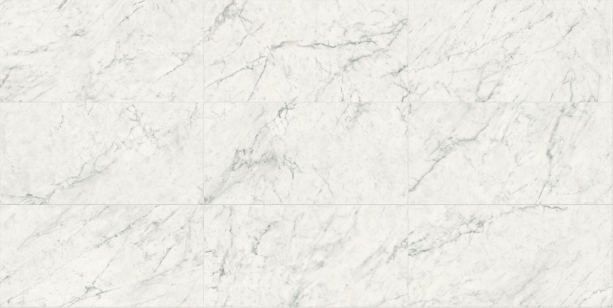 Michelangelo Extra White porcelain surface texture and color detail.