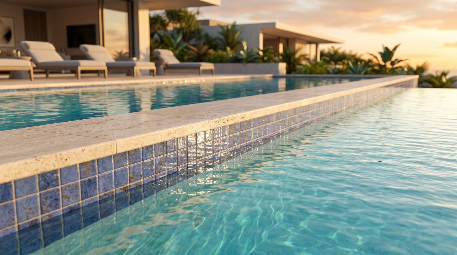 Bali Azul 6x6 installed project application.