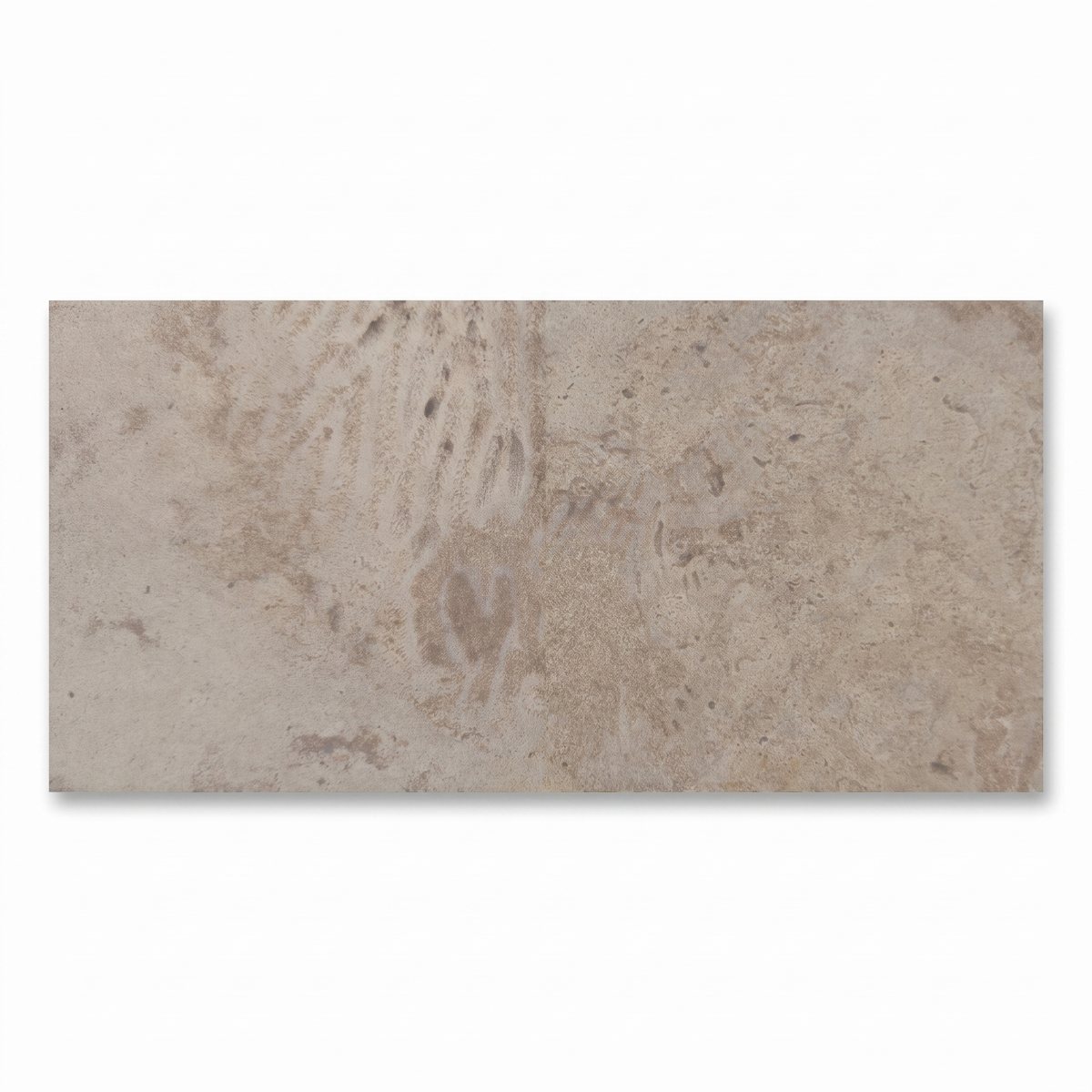 Carolina Beige 6x6 porcelain surface texture and color detail.